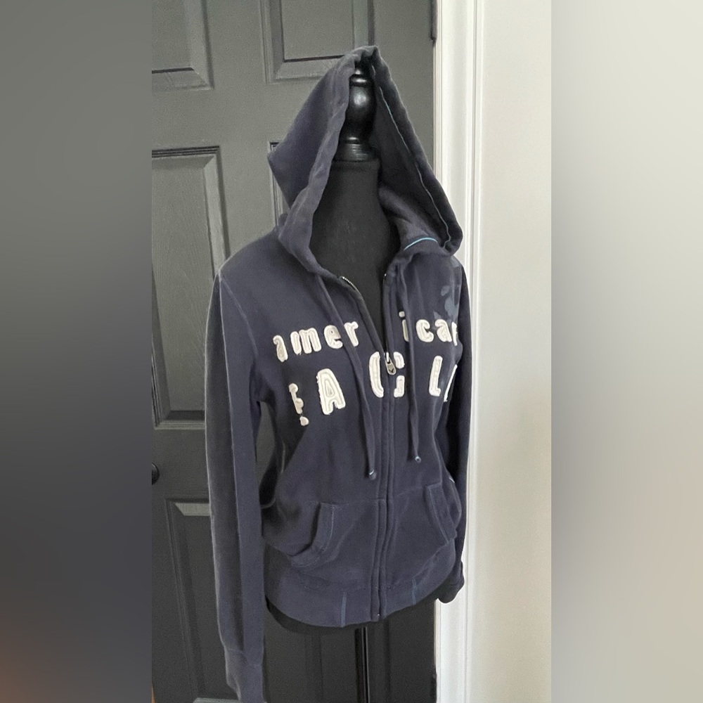 American Eagle Outfitters/Vintage Blue Zip-Up Jacket